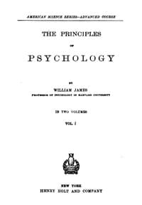 Cover of The Principles of Psychology, Volume 1